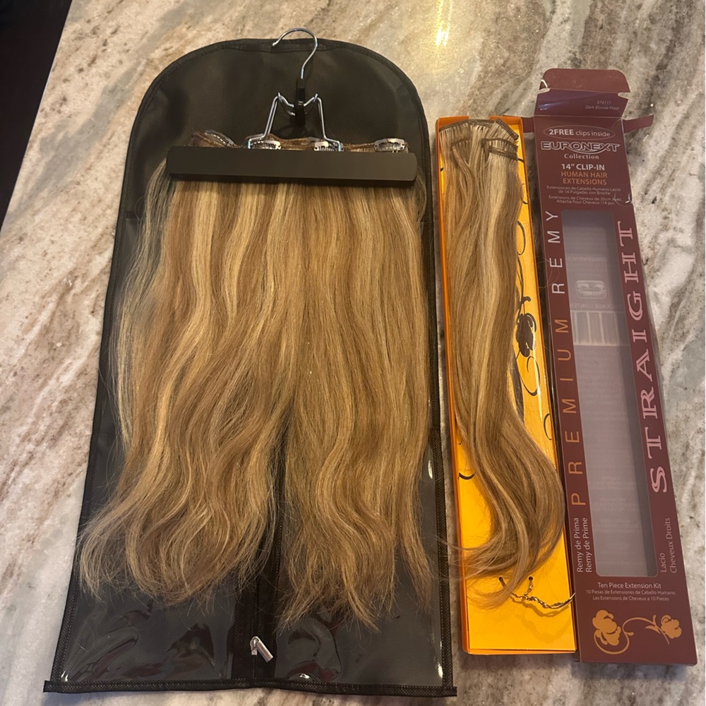 Euronext Dark Blonde Frost 14” Extensions